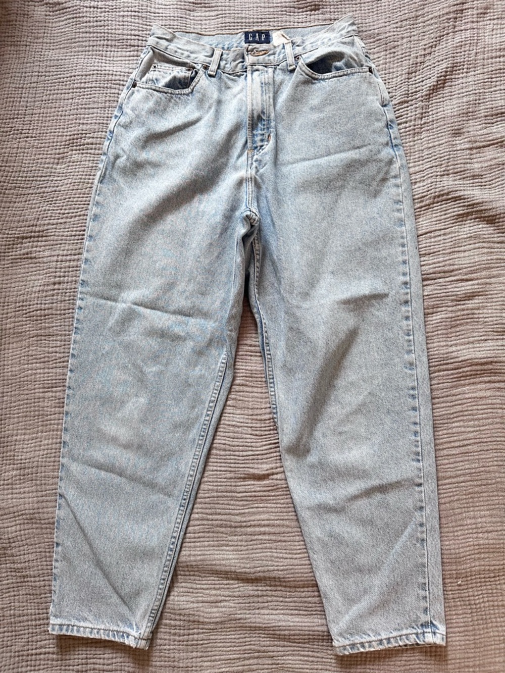 Vintage 80s 90s Gap High Waist Mom Jeans Tapered Relaxed Reverse Fit Jeans